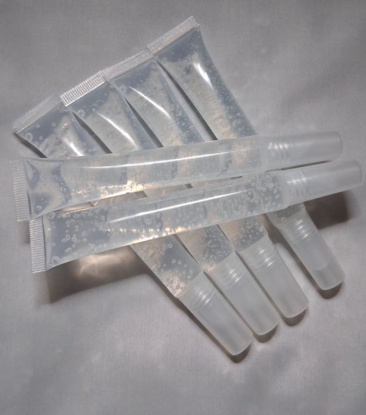 Wholesale 15ml Pre - Filled Lipgloss Squeeze Tubes Qty.20 (Classic Clear)