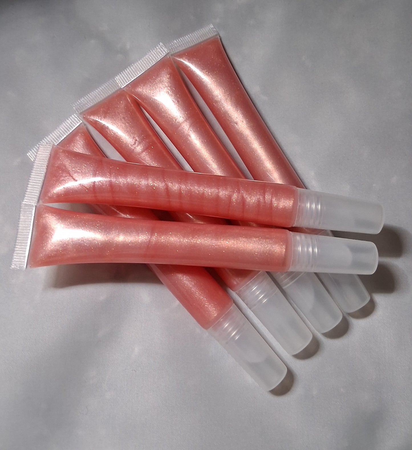 Wholesale 15ml Pre - Filled Lipgloss Squeeze Tubes Qty.20 (Champagne Pink)